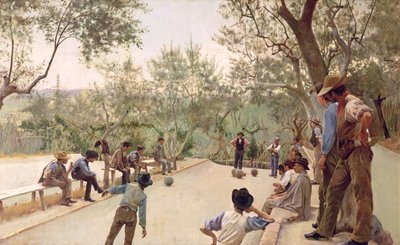 The Boules Players, 1882 by Ruggero Focardi